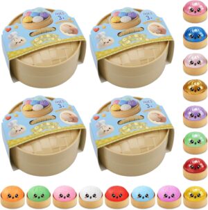 Dumpling Squishy Mystery Box,Dumplings Style Stress Balls for Adults and Kids, C