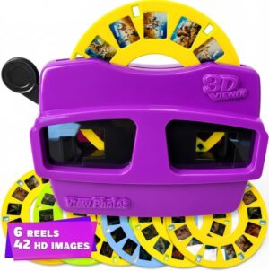 ArtCreativity Classic 3D Viewfinder for Kids, 6 Reels Included with 42 HD Images